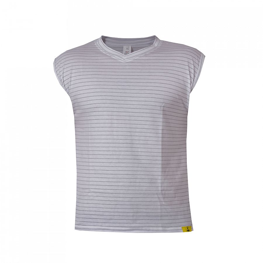 Tričko PXT Antistatic wear šedé bez rukávů "V" 160 g/m2, vel. XS - Obrázek Tričko PXT Antistatic wear šedé bez rukávů "V" 160 g/m2, vel. XS - Obrázek